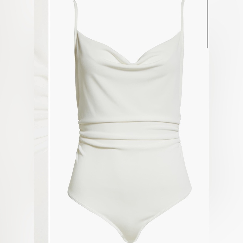 Cinq a Sept Marta Bodysuit, ivory, M, NWOT